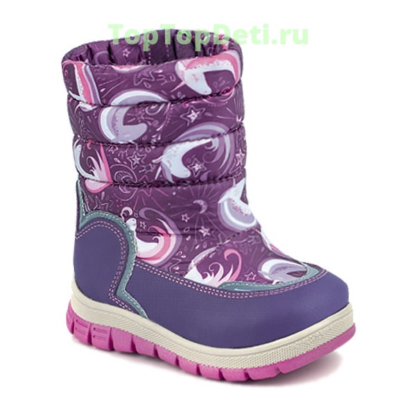 Ботинки Шаговита 26148 фиолетовый текстиль